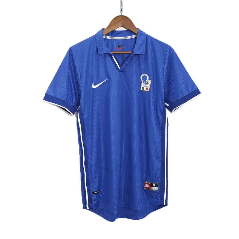 Maglia Calcio Vintage Italia Home 1998 – Blu Retro